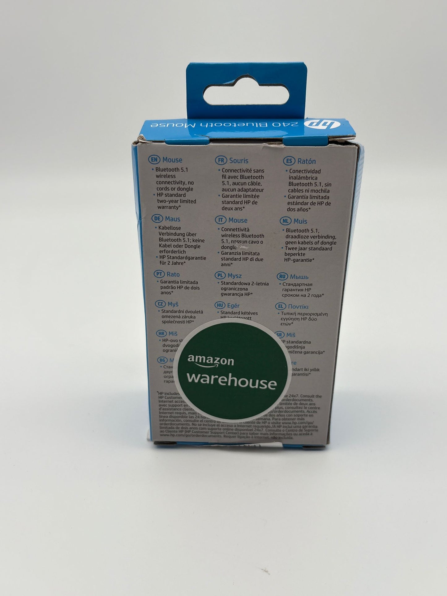 HP 240 Maus Bluetooth® Optisch Schwarz 3 Tasten 1600 dpi