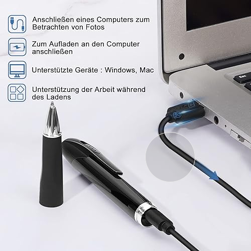 FINSUI Mini Kamera 32GB 1080P Überwachung Kamera Tragbar