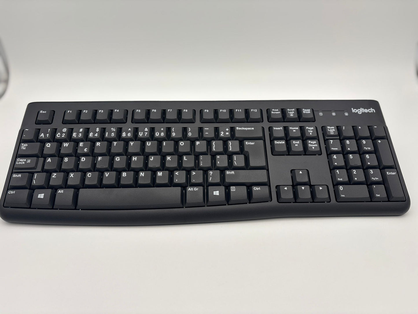 Logitech K120 Business Tastatur – USB, UK-Englisch, QWERTY, Schwarz