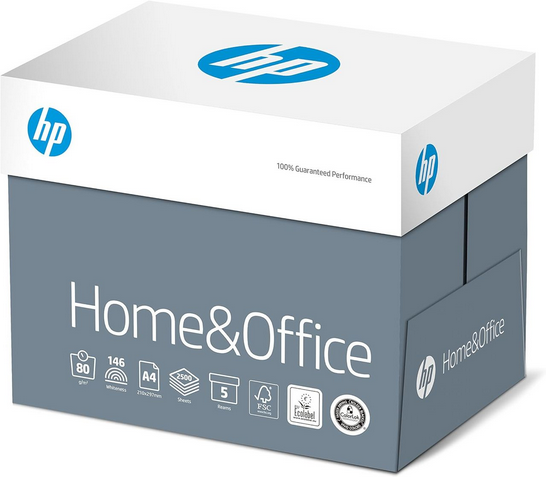 HP Office Druckerpapier DIN A4 – 80 g/m², Weiß, 2500 Blatt