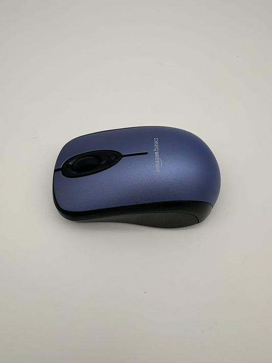 Amazon Basics Wireless Maus, Blau