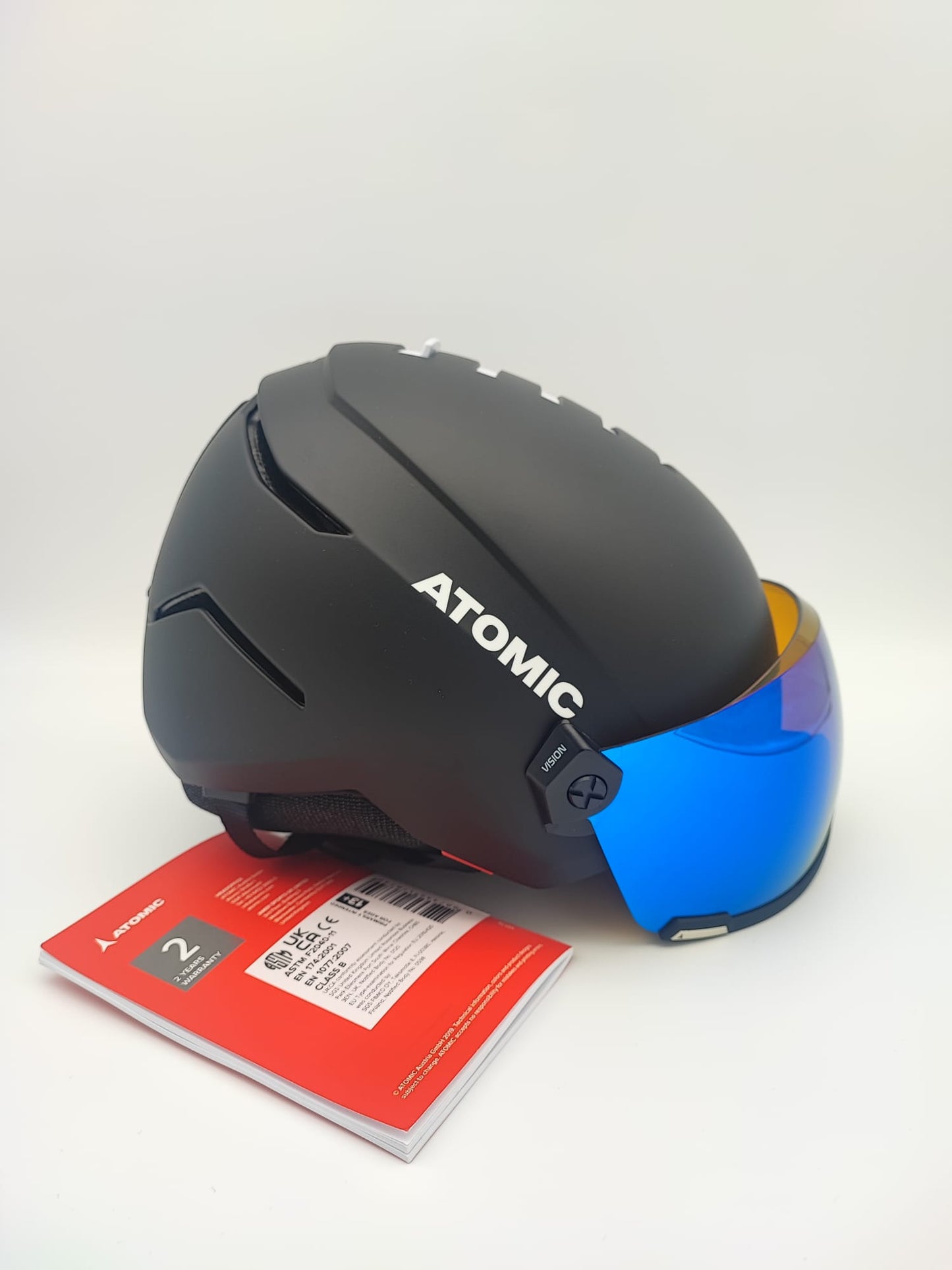 Atomic Savor Visor Stereo Ski Helmet Unisex-Adult, Black, 55-59