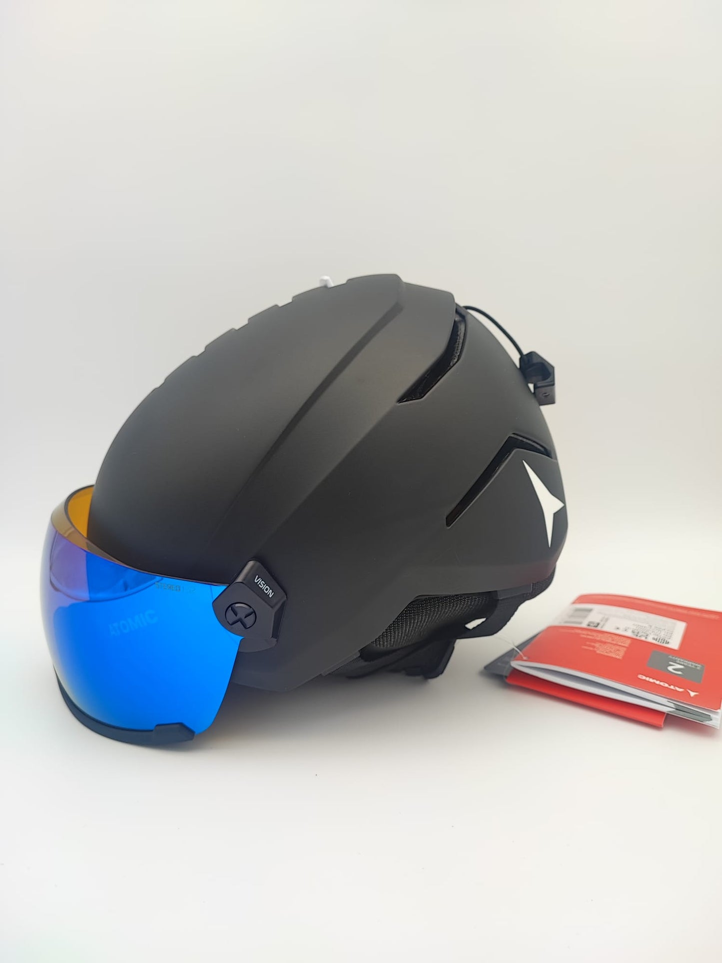 Atomic Savor Visor Stereo Ski Helmet Unisex-Adult, Black, 55-59