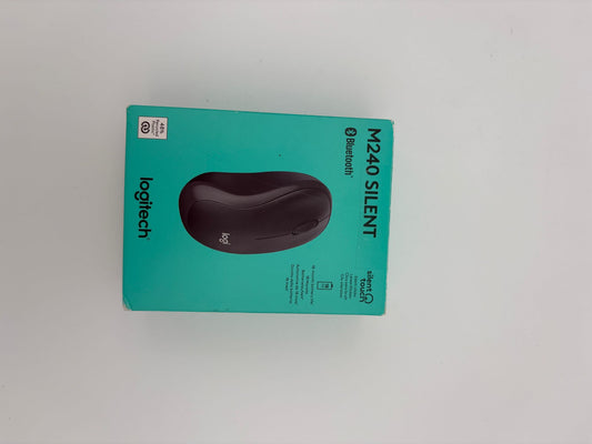 Logitech Maus M240 Silent Bluetooth Mouse, 3 Tasten, 4000 dpi, kabellos, schwarz