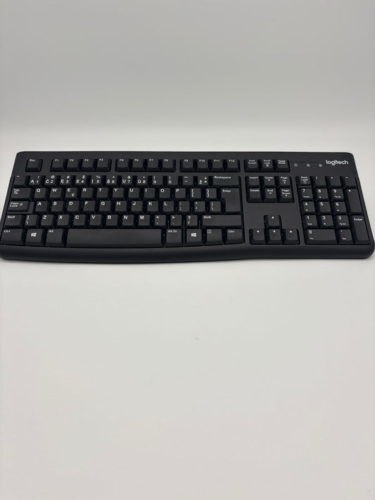 Logitech K120 Business Tastatur – USB, UK-Englisch, QWERTY, Schwarz