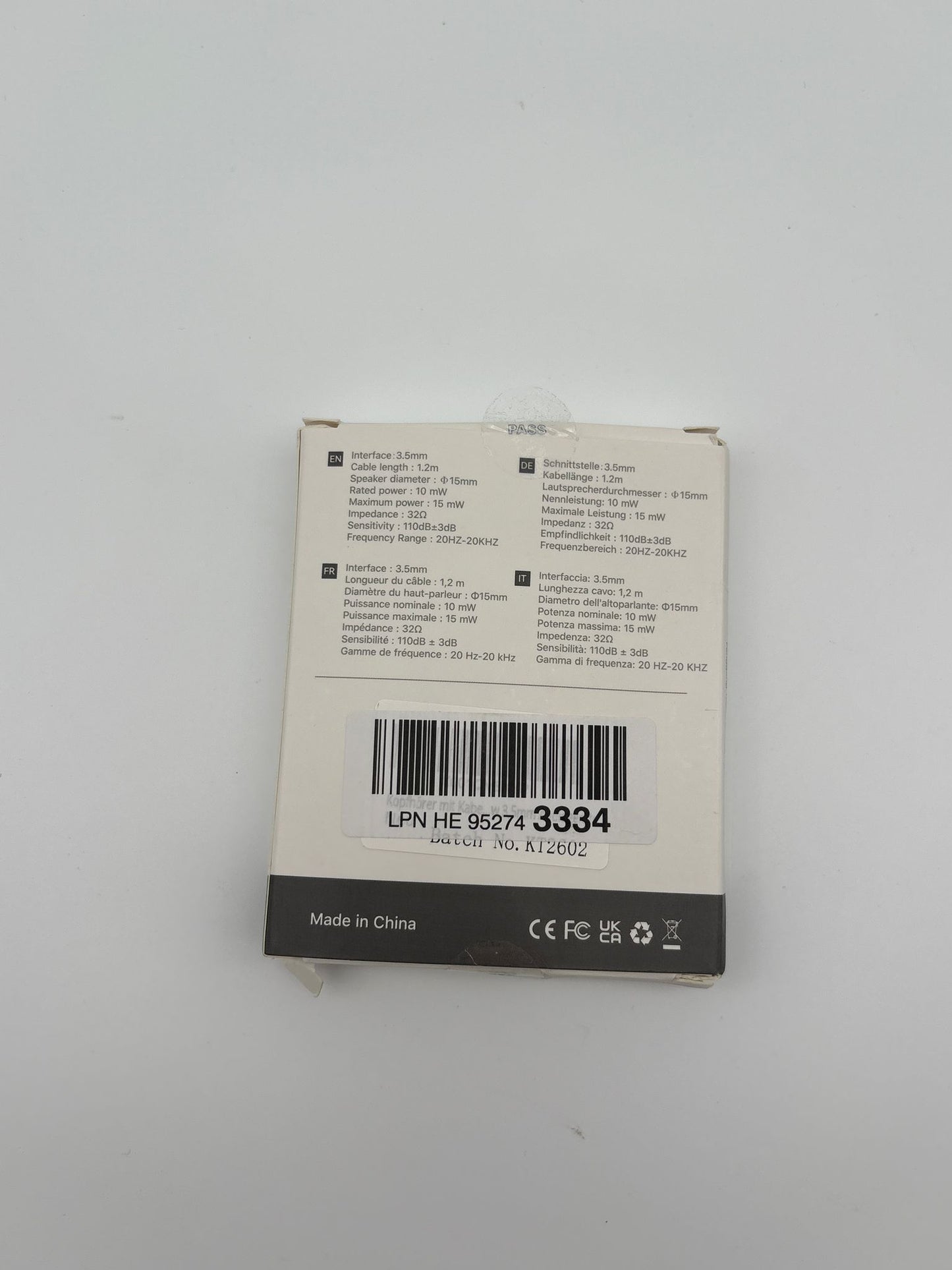 Benewy In- Ear Kopfhörer Kabelgebunden 3,5 Klinke Rosa